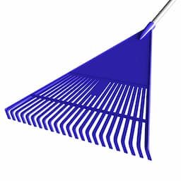 Rastrillo barre hojas Azul